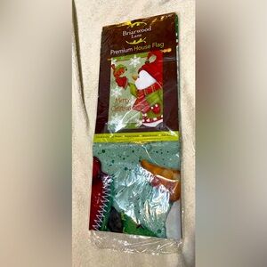 Premium house Merry Christmas Snowman Flag 28x40